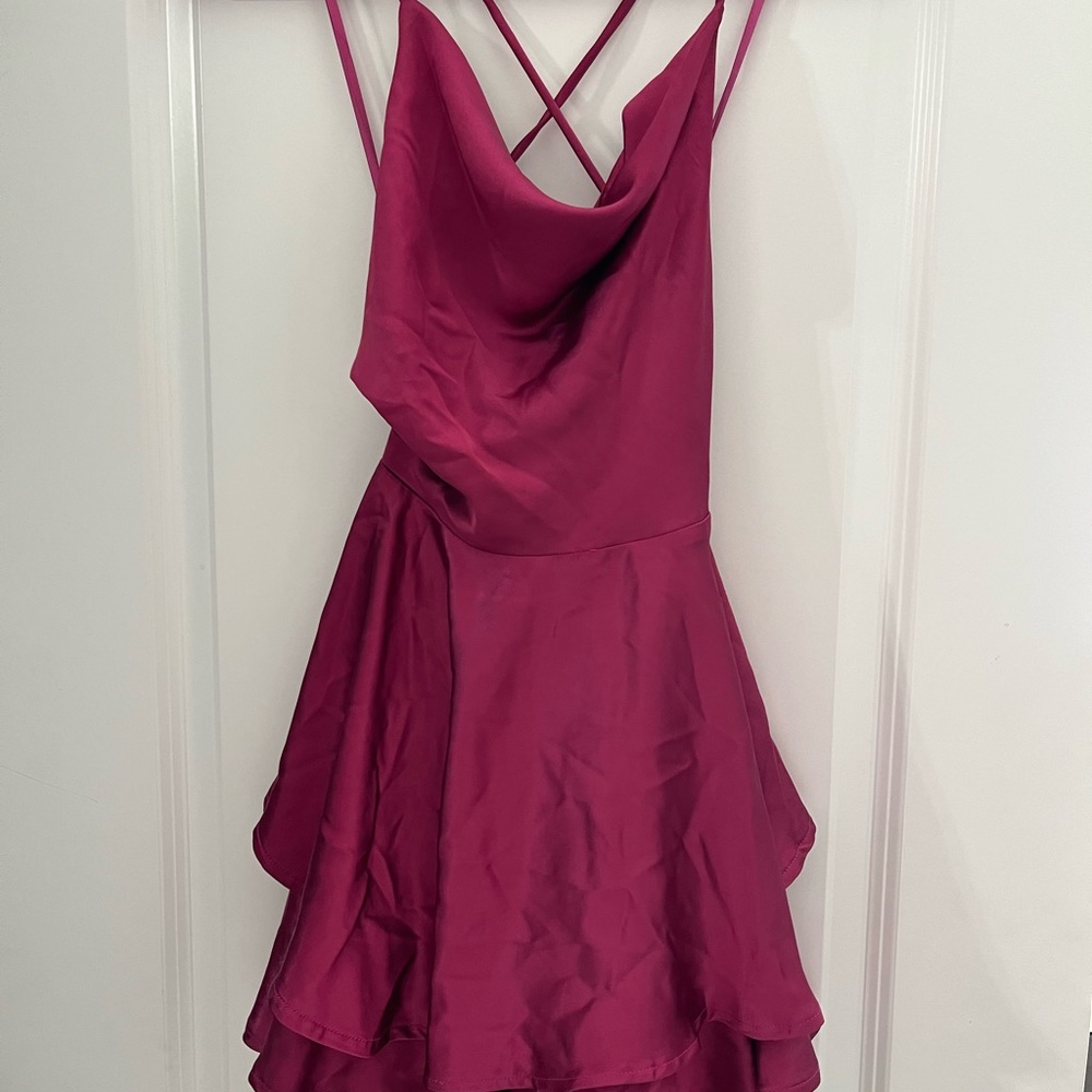 Vici Dolls mini dress in Fuschia